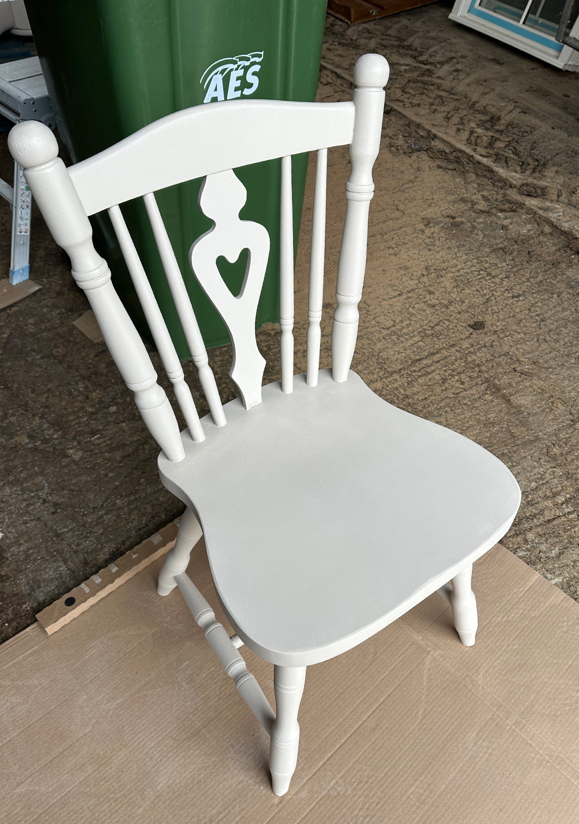 Charming Stone Rosie & Clear Wax Chair Upcycle