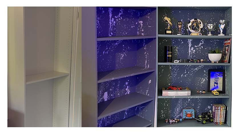 How can I upcycle and personalise a BILLY Bookcase?